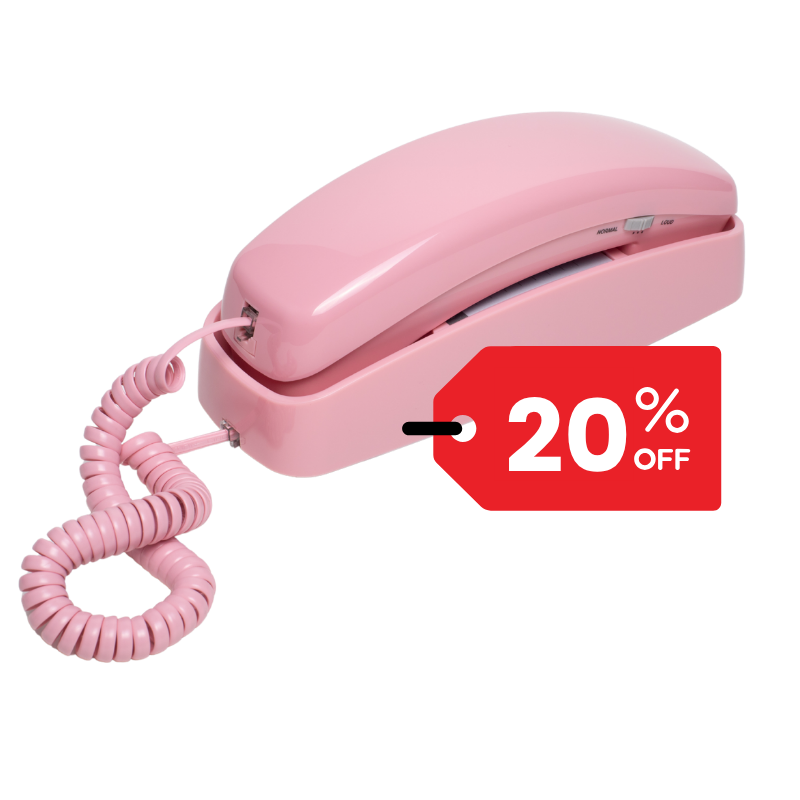 Classic Pink 20% tag