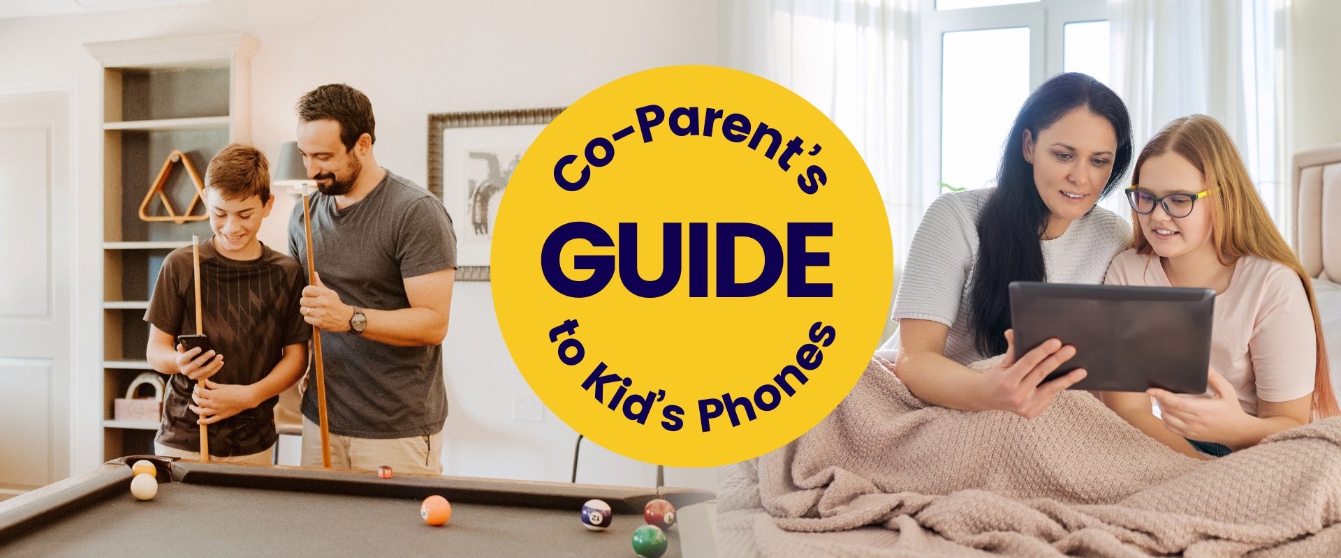 Co-parents guide to kids phones banner 2