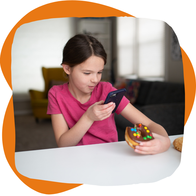 Girl with donut photo contest
