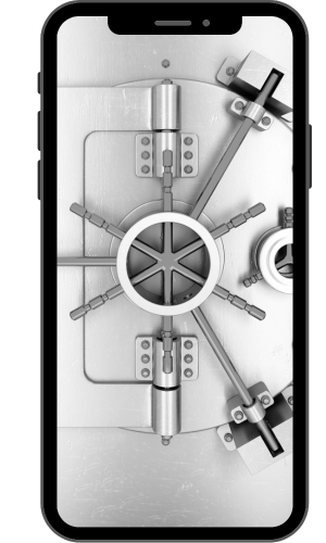 Locked safe phone