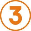 Number 3 icon orange_500