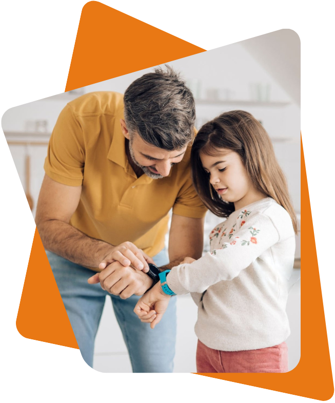 dad-teaching-daughter-to-use-smart-watch